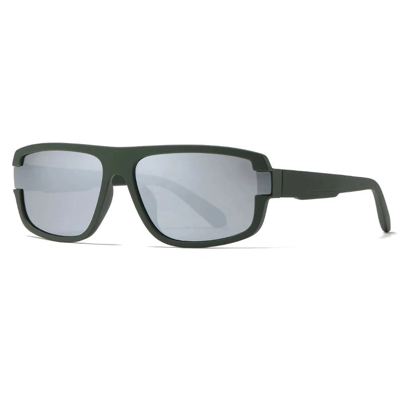 TEEK - Polarized Outdoor UV Protection Sunglasses EYEGLASSES theteekdotcom Green White Silver