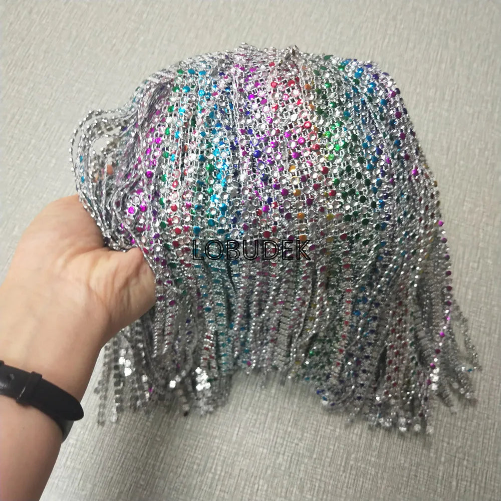 TEEK - Sparkly Tassel Chain Wig HAIR theteekdotcom