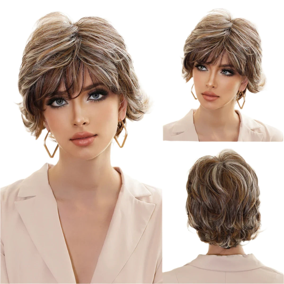 TEEK - Short Retro Short Sass Wig HAIR theteekdotcom MW1061-1  