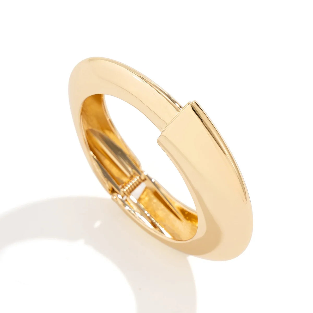 TEEK - Rational Irregular Metal Bangle JEWELRY theteekdotcom gold 2393  