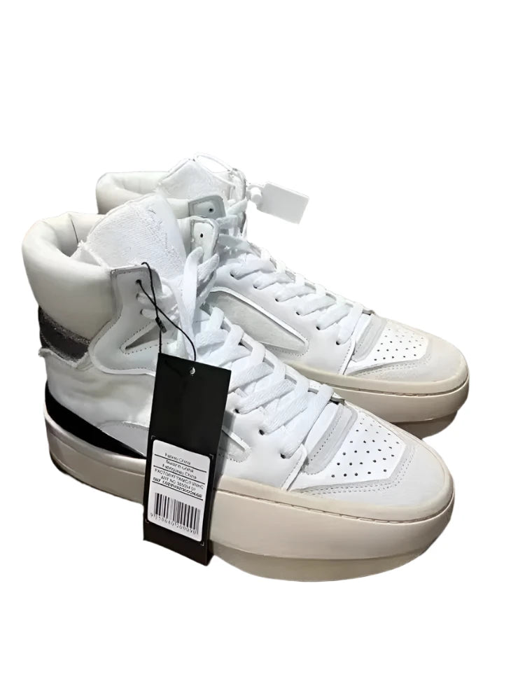 TEEK - Mens Spliced Canvas Genuine Leather High Top Sneakers SHOES theteekdotcom   