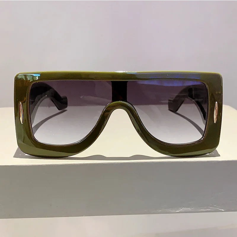 TEEK - Oversized Vintage Flat Top Sunglasses EYEGLASSES theteekdotcom