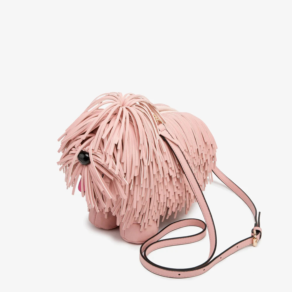 TEEK - Fringed Sheep Dog Bag BAG theteekdotcom Pink  
