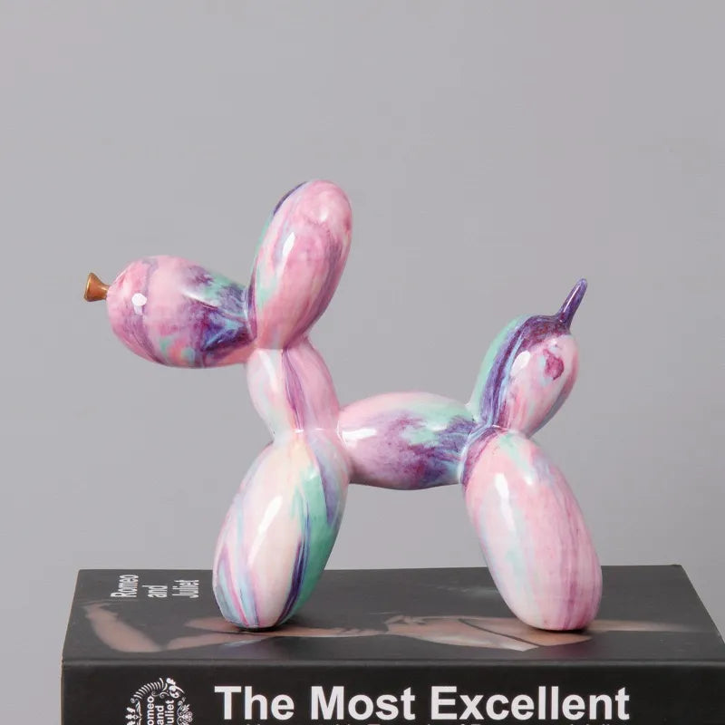 TEEK - Resin Graffiti Balloon Dog Statues HOME DECOR theteekdotcom Fantasy Powder  