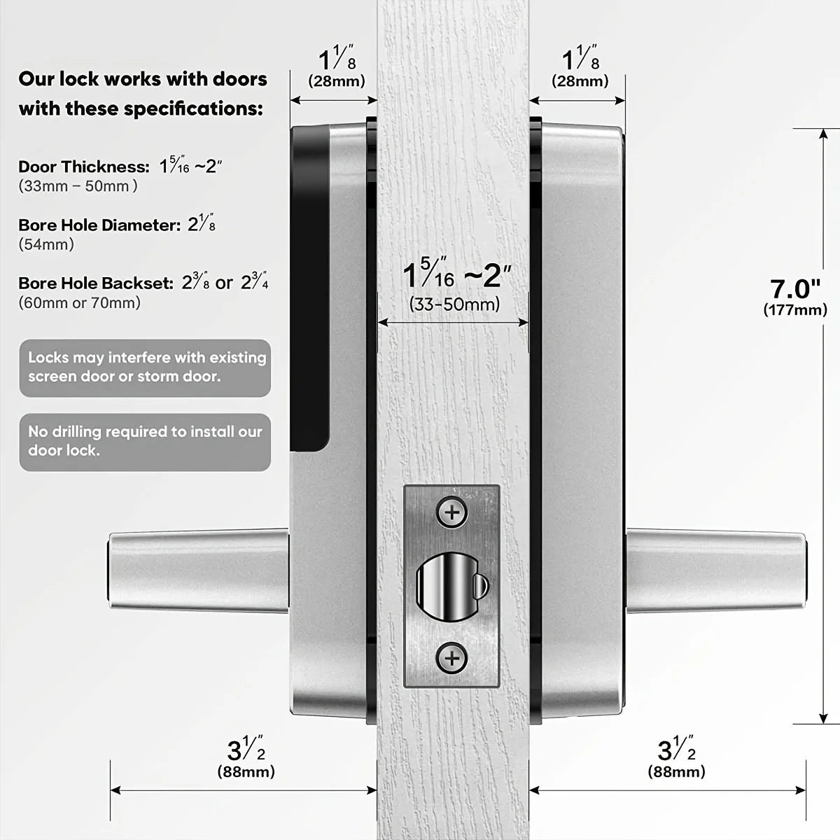 TEEK - Smart Fingerprint Door Lock HOME DECOR theteekdotcom   