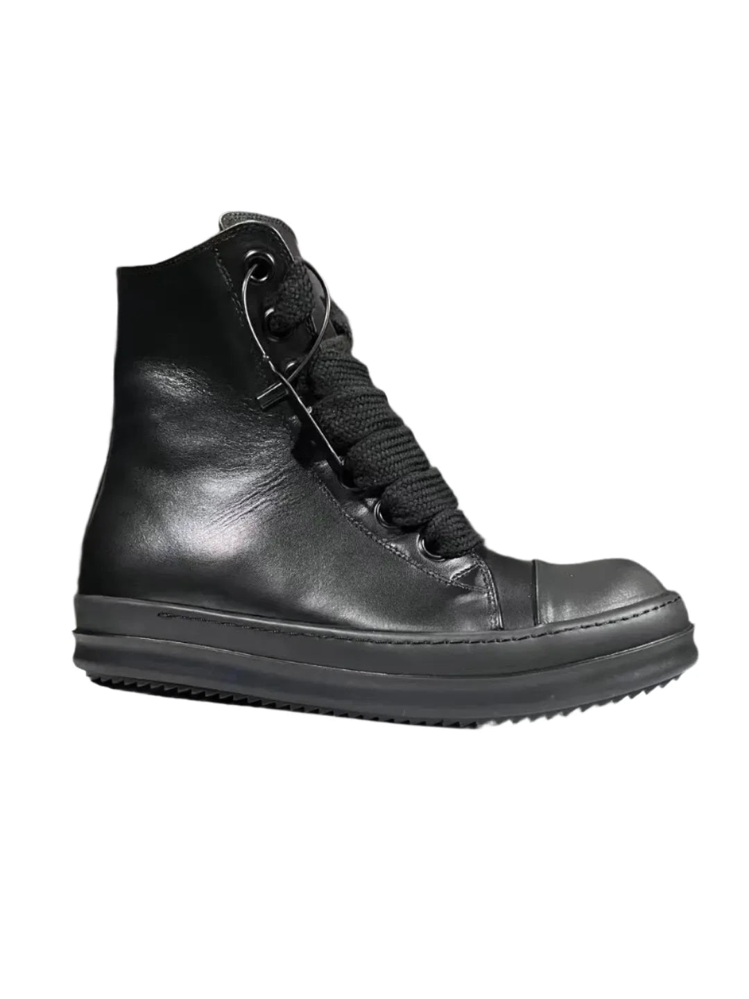 TEEK - Mens Classic Black Thick Laced High Top Boots SHOES theteekdotcom   