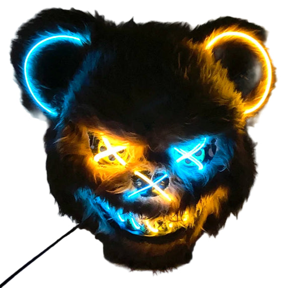 TEEK - Light Up Killer Bear | Bunny Mask COSTUME theteekdotcom