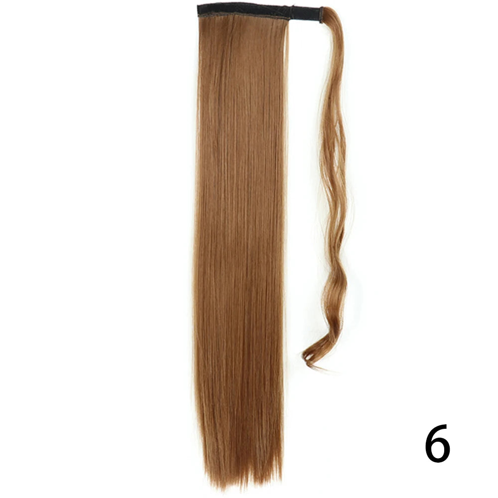 TEEK - Synthetic Long Tie Ponytail Extension HAIR theteekdotcom 6 22INCHES