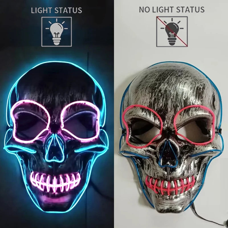 TEEK - Skull Head Luminous Mask COSTUME theteekdotcom 11