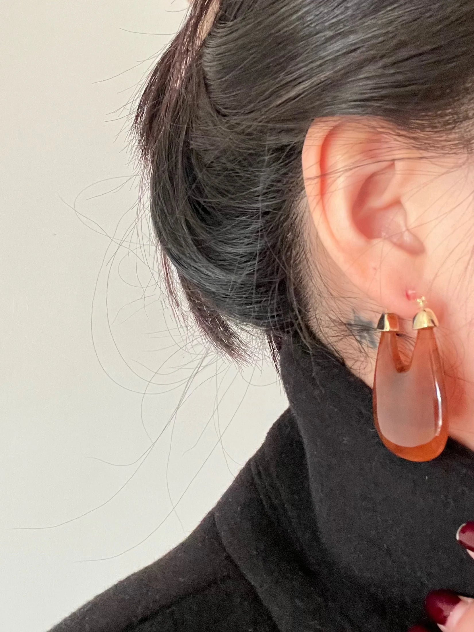 TEEK - Acidic Color U-shaped Hoop Earrings JEWELRY theteekdotcom   