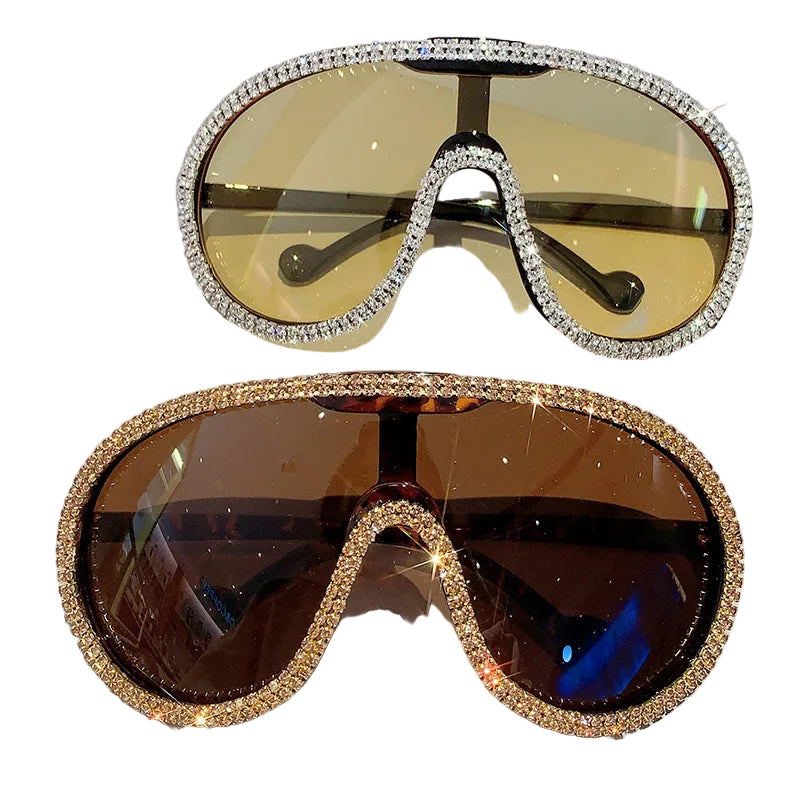 TEEK - Oversized Pilot Bejeweled Eyewear EYEGLASSES theteekdotcom