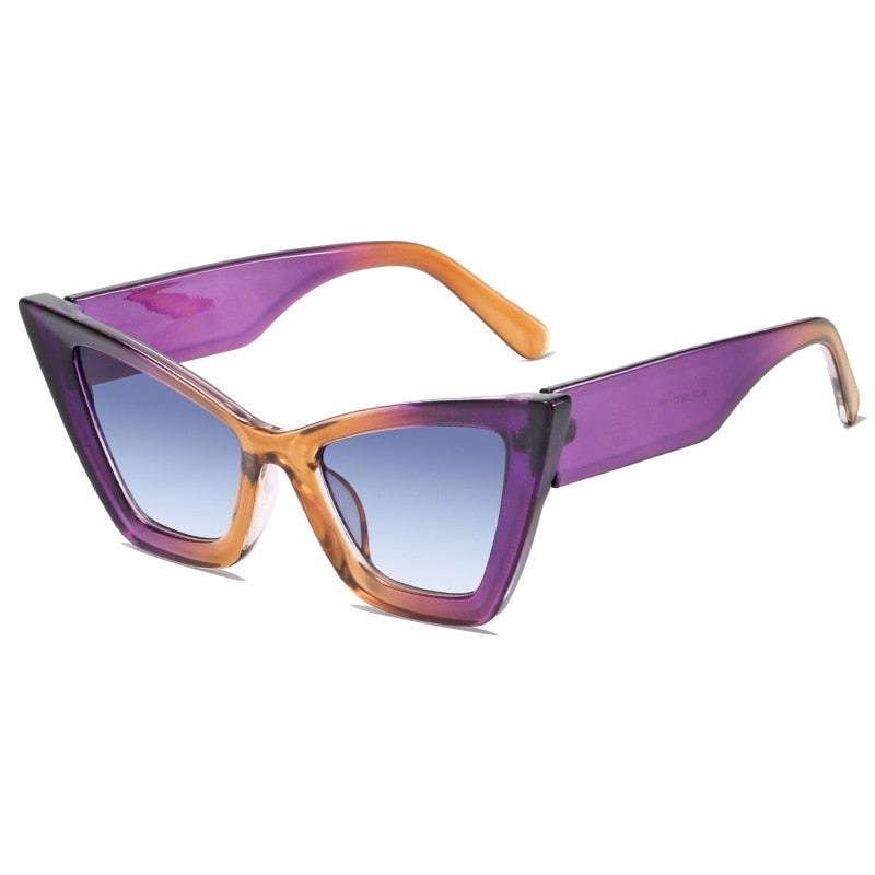 TEEK - Custody Cat Eye Sunglasses EYEGLASSES theteekdotcom Purple Tea Grey  