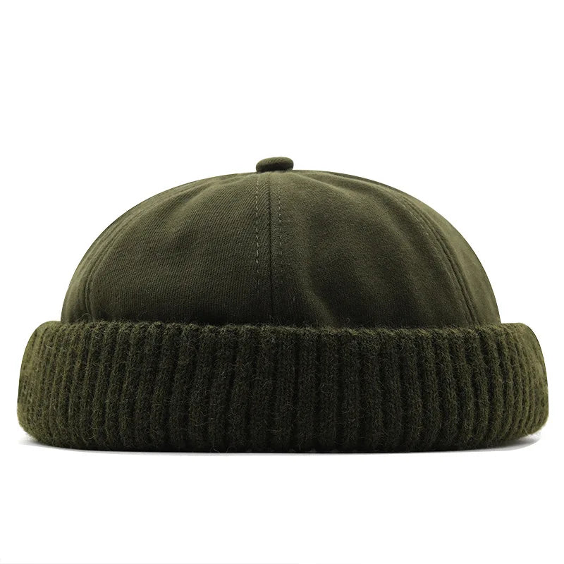 TEEK - Mens Knitted Brimless Hat HAT theteekdotcom Army Green