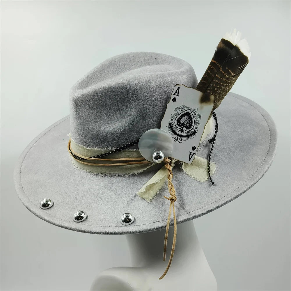 TEEK - Retro Suede Fedora Hat HAT theteekdotcom 14 56-58cm/22.4-22.8in 