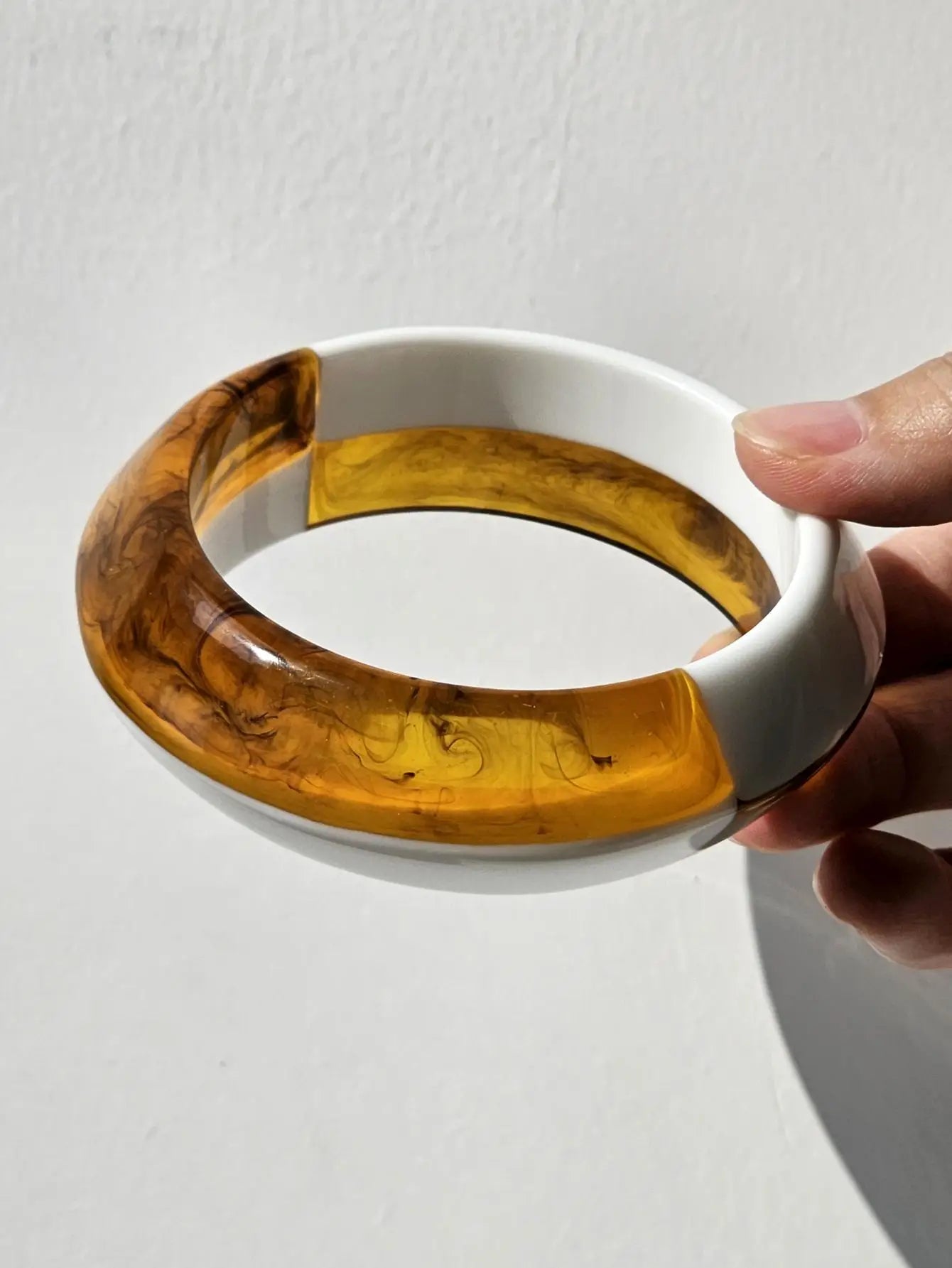 TEEK - Beach Stone Beige Irregular Wide Bracelet JEWELRY theteekdotcom B