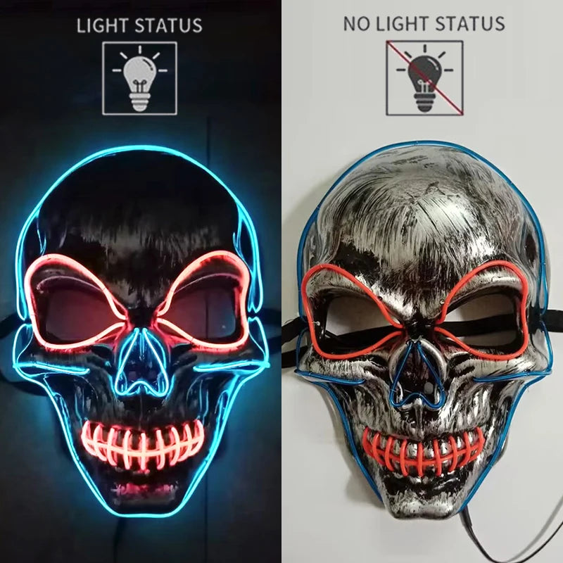 TEEK - Skull Head Luminous Mask COSTUME theteekdotcom 12