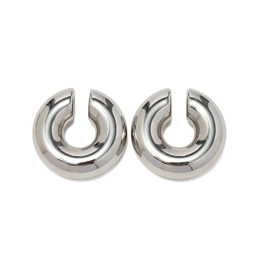 TEEK - Variety of Stainless Steel Drop n Cuff Earrings JEWELRY theteekdotcom JDE2023685-S  