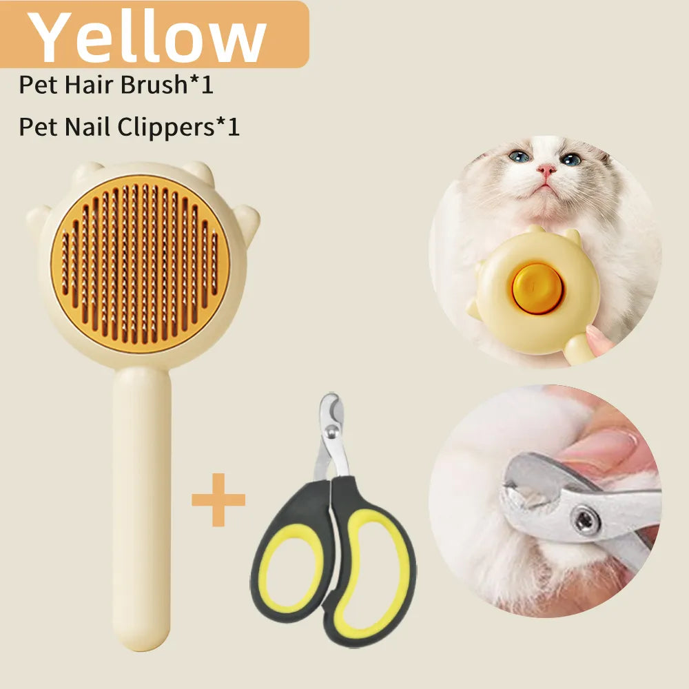 TEEK - Pet Grooming Needle Brush PET SUPPLIES theteekdotcom Yellow Set  