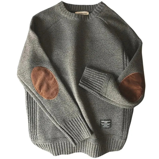 TEEK - Pullover Mens Elbow Patch Sweater Sweater theteekdotcom   