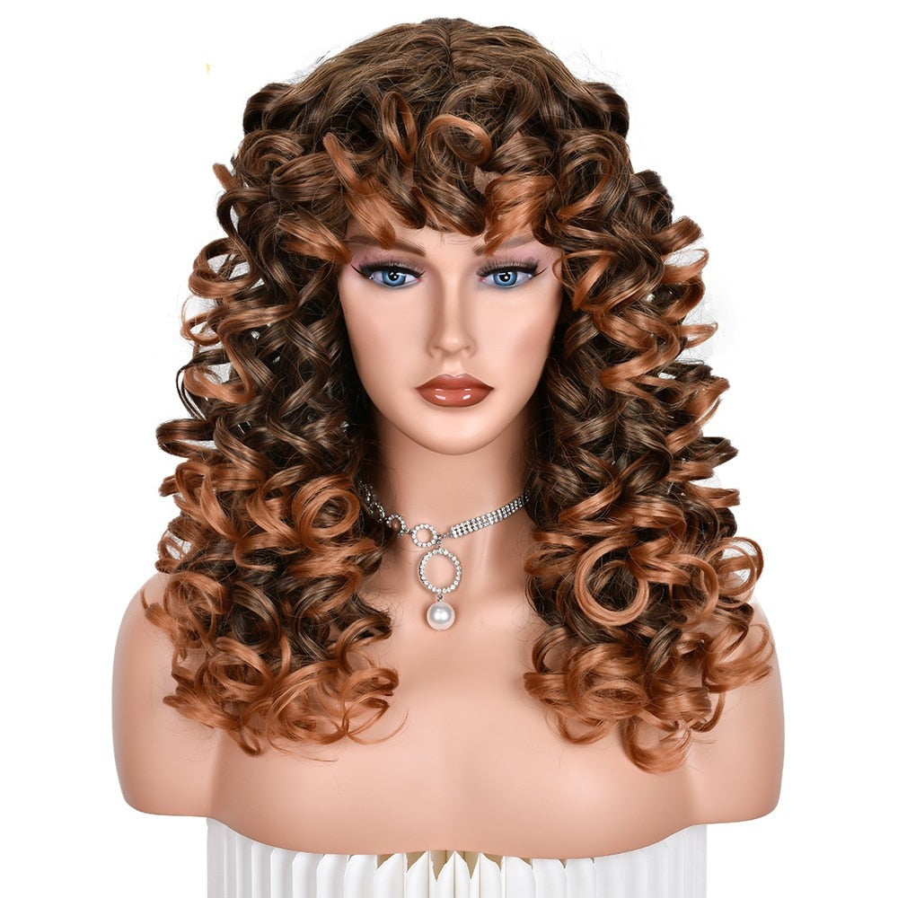 TEEK - Let Loose Curly Synth Wigs HAIR theteekdotcom 1B-30 17inches 