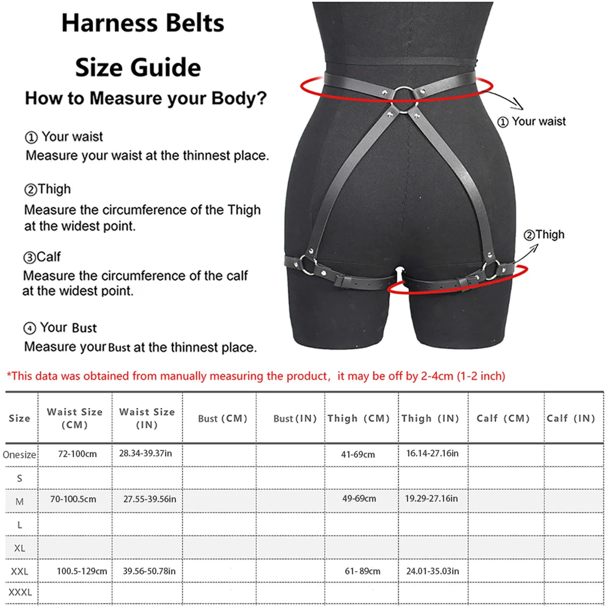 TEEK - Belt Strap Goth Accessory BELT theteekdotcom