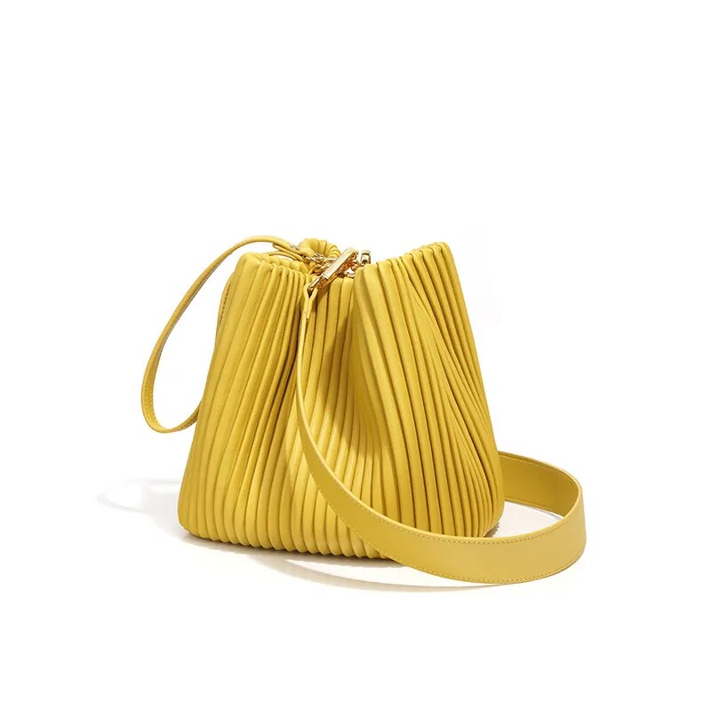 TEEK - Groove Bucket Handbag BAG theteekdotcom yellow small 17cm 