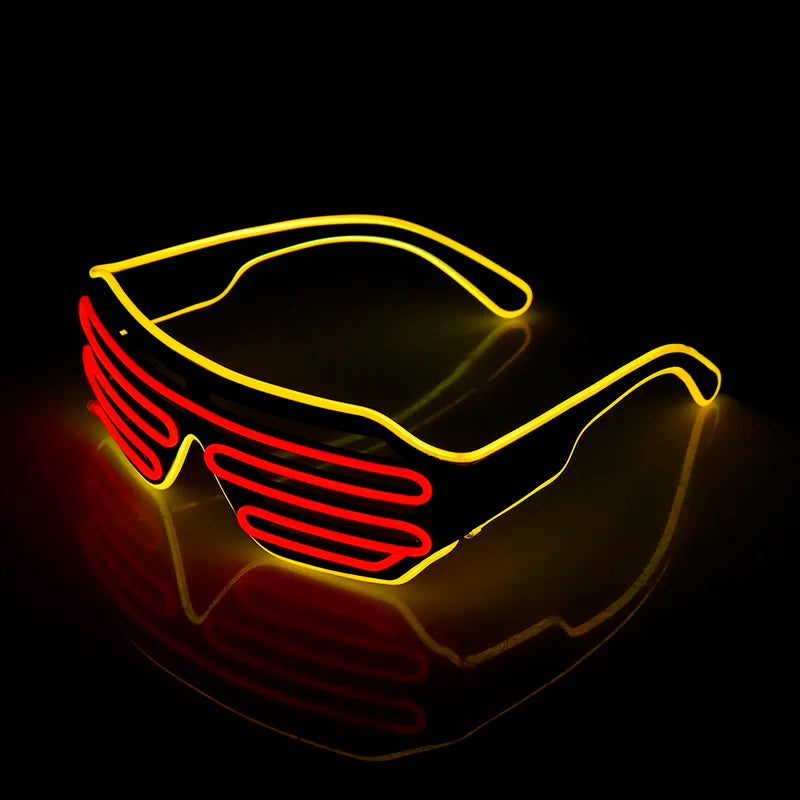 TEEK - LED Luminous Glowing Neon Glasses EYEGLASSES theteekdotcom F  