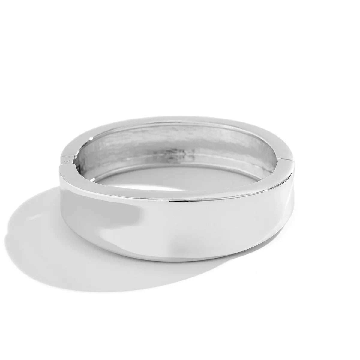 TEEK - Rational Irregular Metal Bangle JEWELRY theteekdotcom silver 2395  