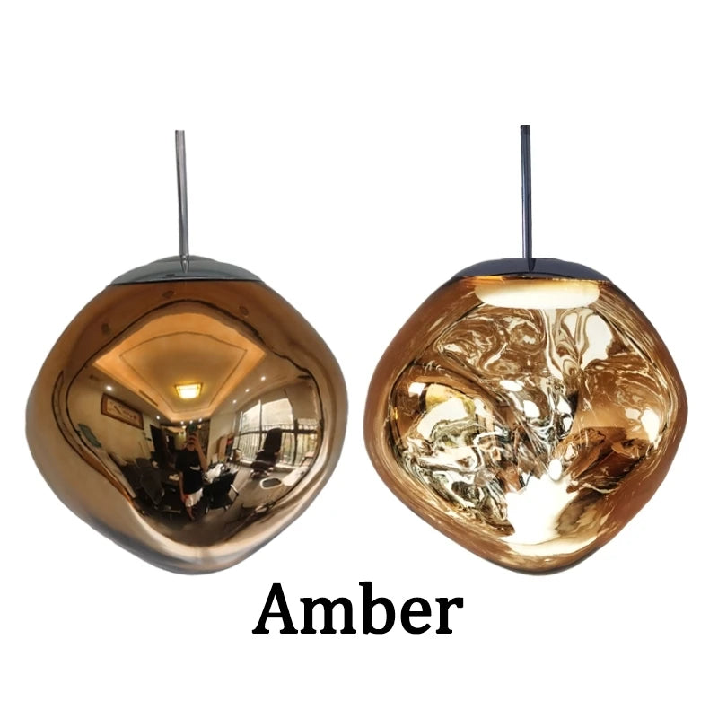 TEEK - Modern LED PVC Lava Pendant Hanging Light HOME DECOR theteekdotcom Amber 6in/15CM