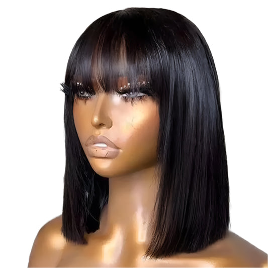 TEEK - Short Bangs Bob Wig HAIR theteekdotcom 14inches