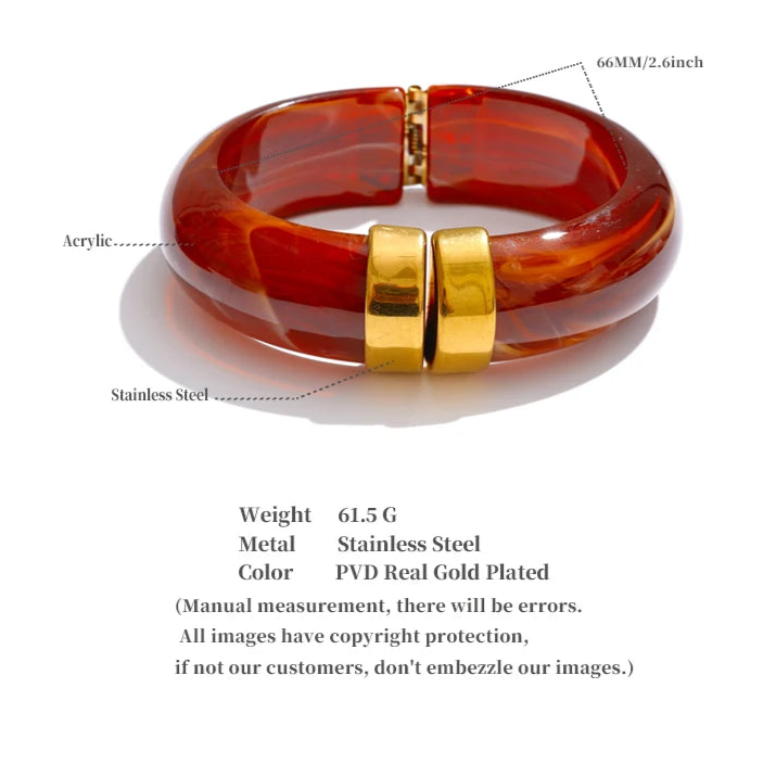 TEEK - Thick Bracelet Bangle JEWELRY theteekdotcom