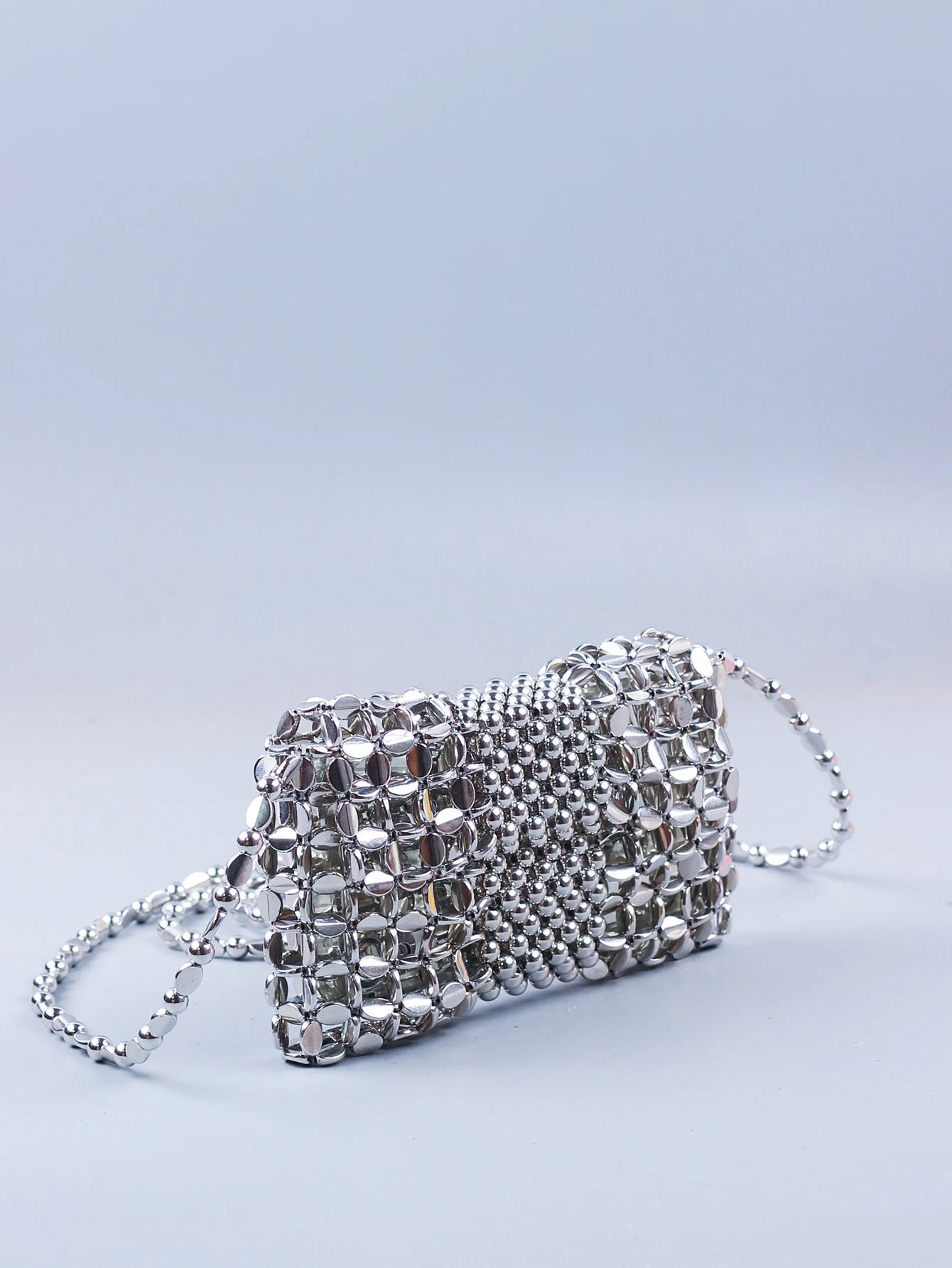 TEEK - Handmade Bead Bag Chain Hand-Woven Handbag BAG theteekdotcom   