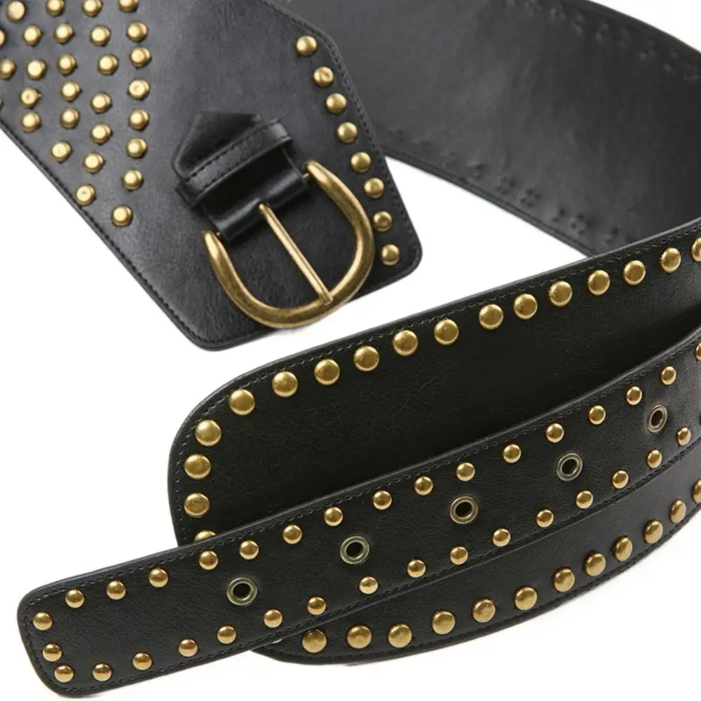 TEEK - Asymmetric Vintage Rivet Belt BELT theteekdotcom   