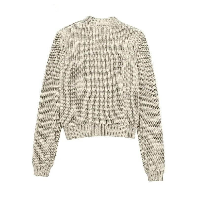 TEEK - Patchwork Pocket Knitted Sweater TOPS theteekdotcom   