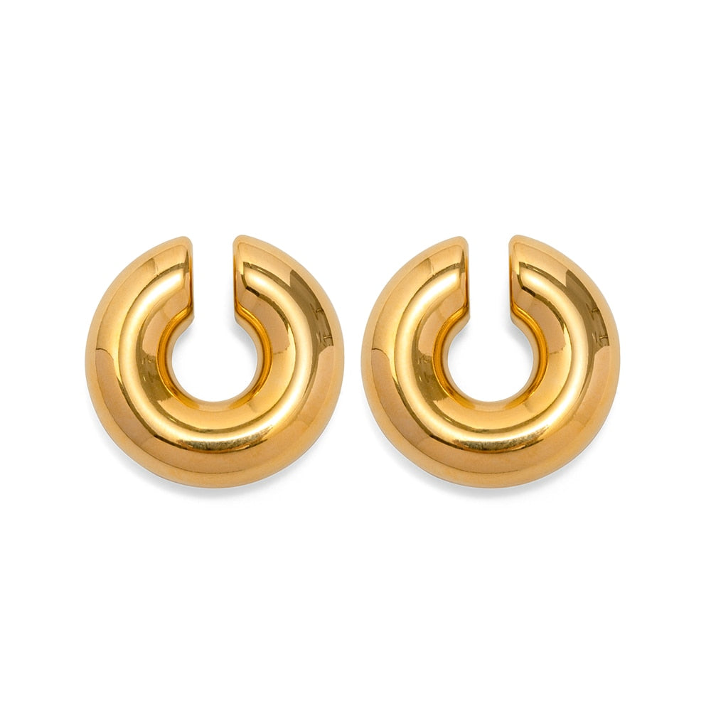 TEEK - Variety of Stainless Steel Drop n Cuff Earrings JEWELRY theteekdotcom JDE2023685  