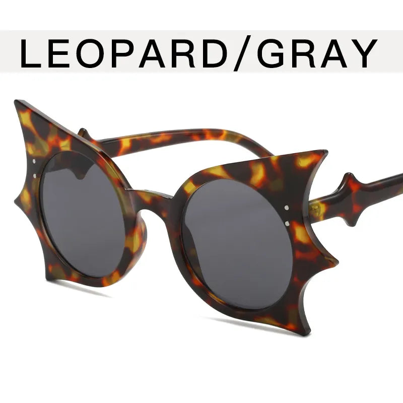 TEEK - Vamp Butterfly Sunglasses EYEGLASSES theteekdotcom LeopardGray  