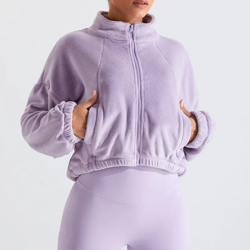 TEEK - Yoga Fitness Utility Jacket JACKET theteekdotcom Lilac Purple S