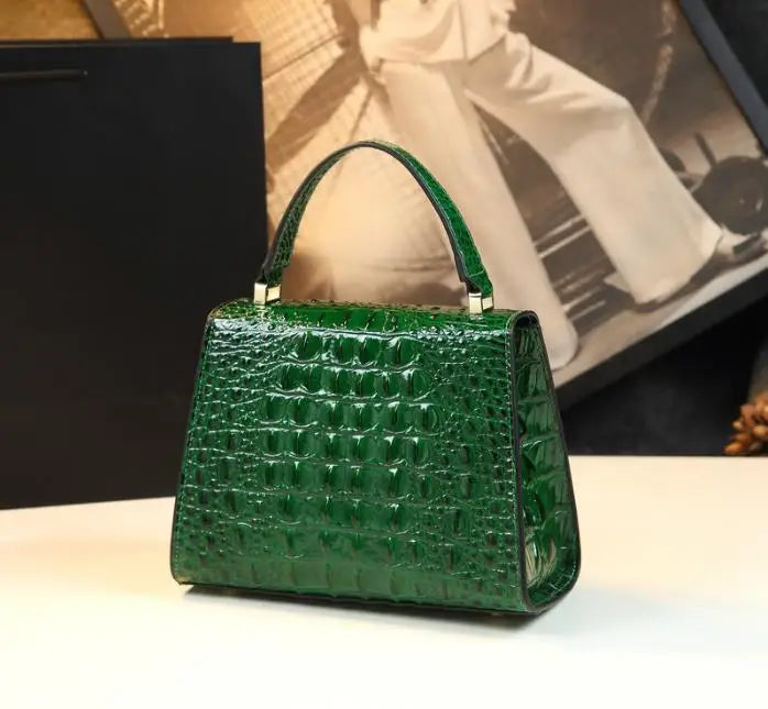 TEEK - Croc Pattern Small Flap Final Handbag BAG theteekdotcom   