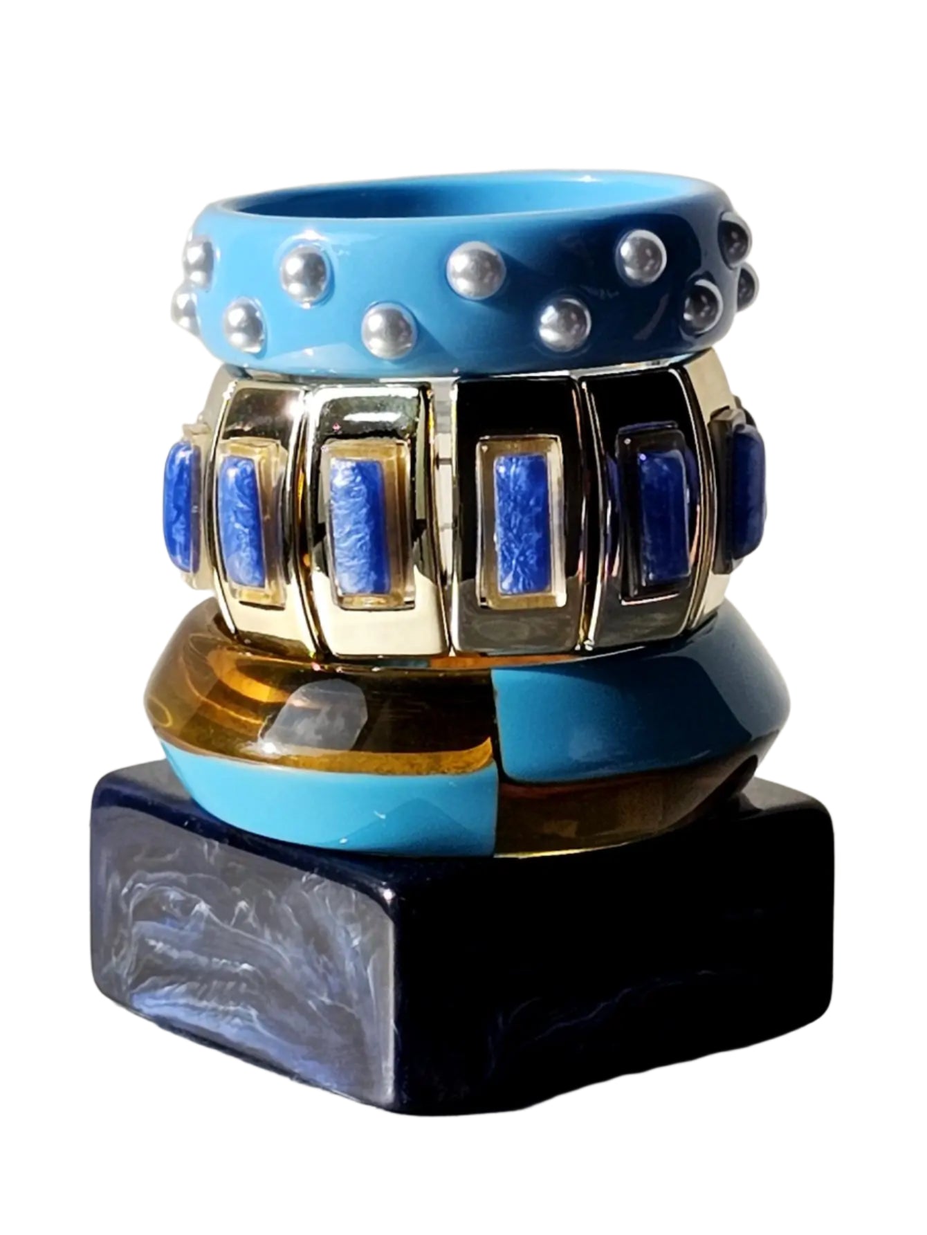 TEEK - Irregular Watered Collection Bangle JEWELRY theteekdotcom