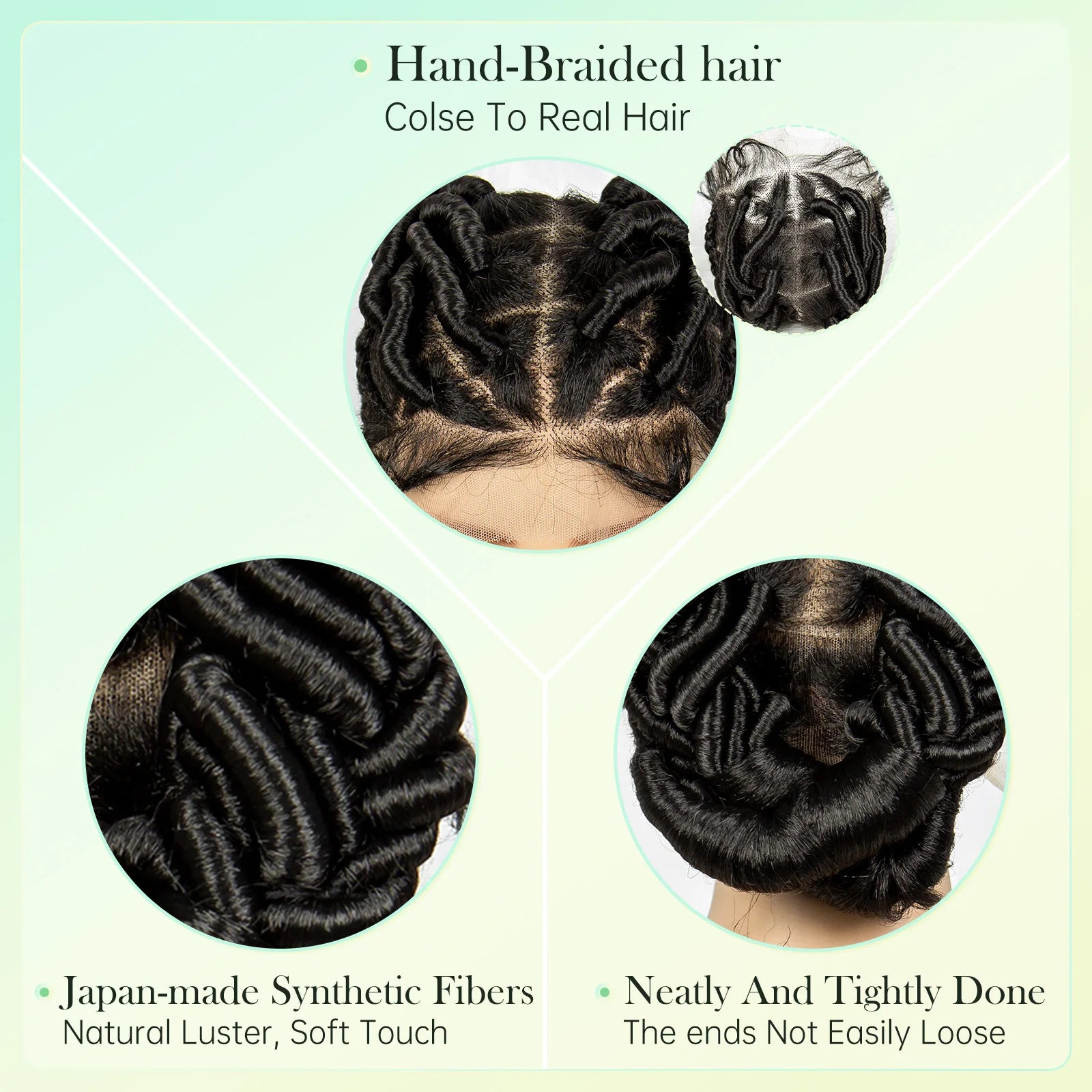 TEEK - Full Lace Crochet Twist Synthetic Knotless Wigs HAIR theteekdotcom