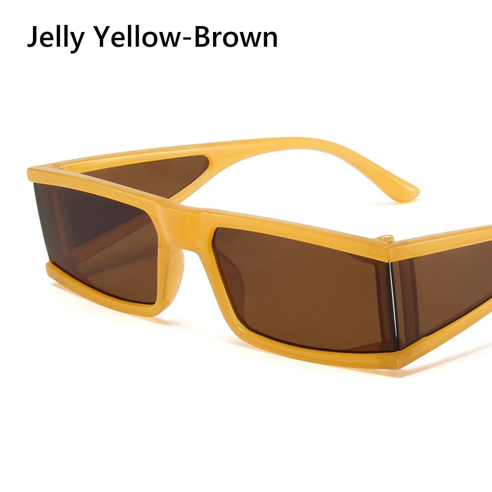 TEEK - Slim Blockers EYEGLASSES theteekdotcom Jelly Yellow-Brown  