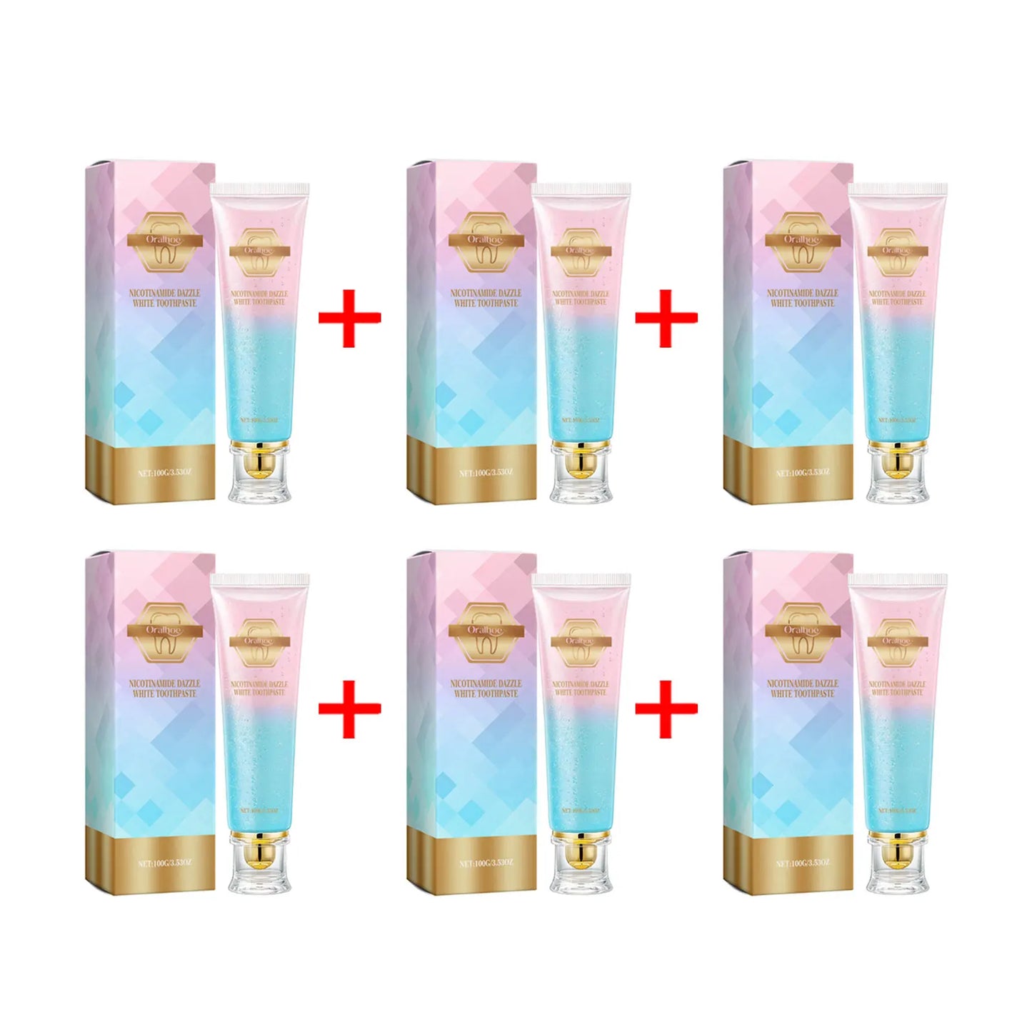 TEEK - Niacinamide Whitening Toothpaste SKINCARE theteekdotcom 600g boxed