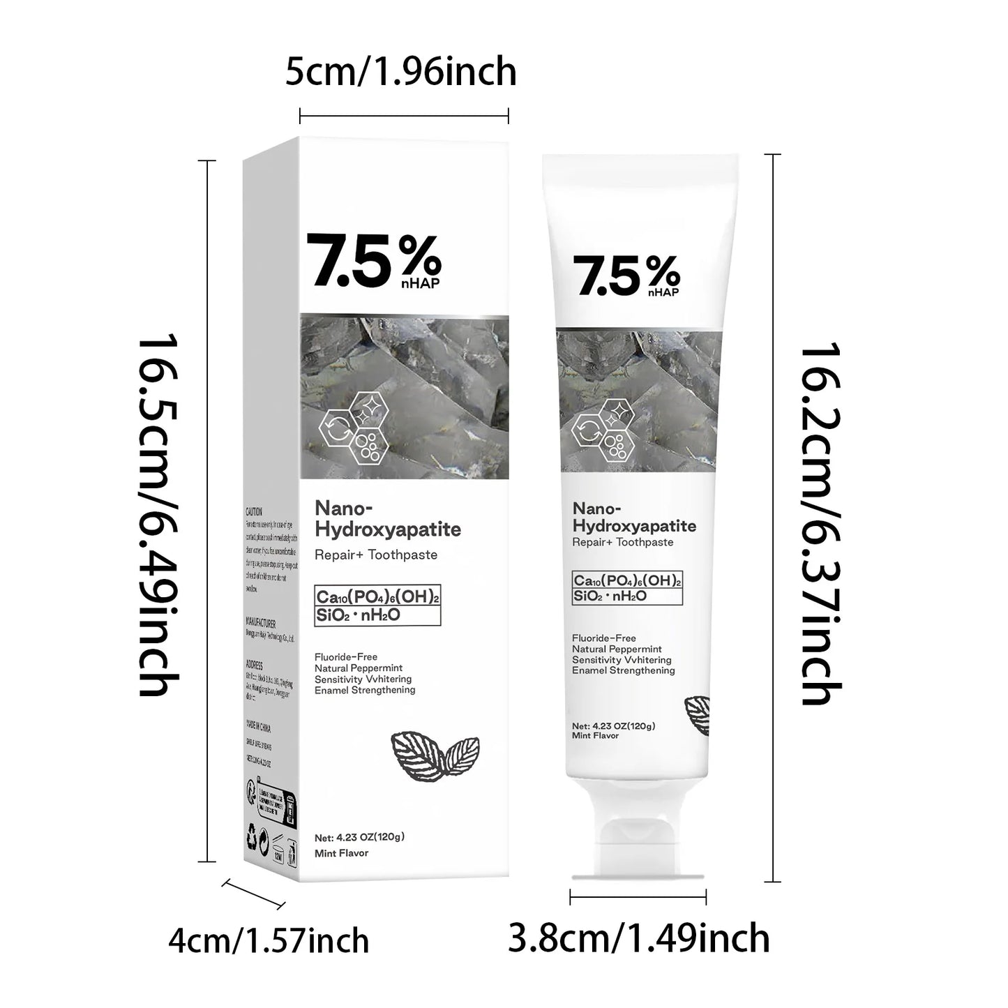 TEEK - 120g Nano Hydroxyapatite Toothpaste SKINCARE theteekdotcom