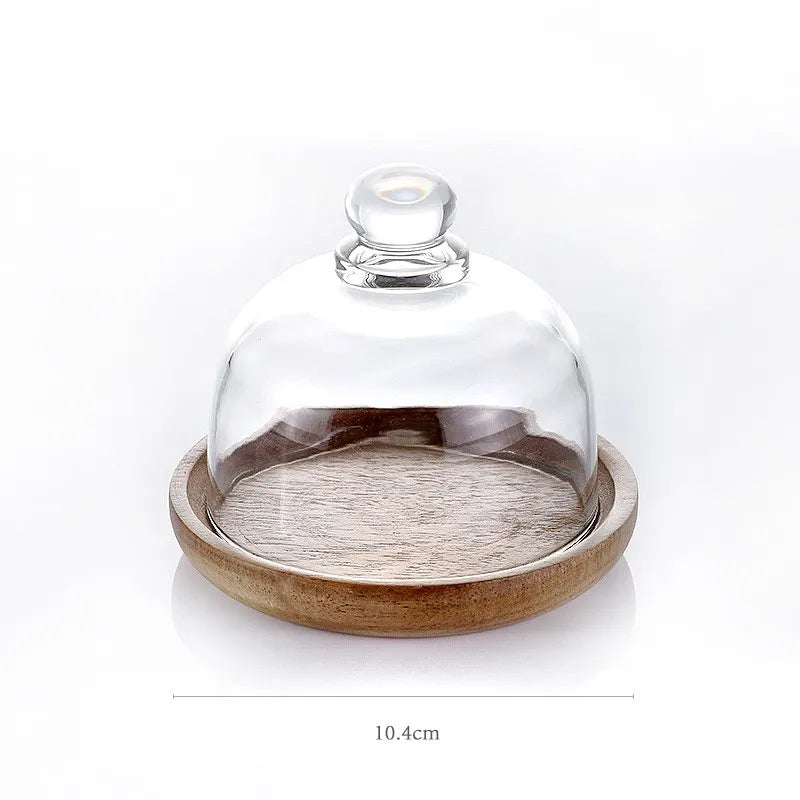TEEK - Glass Food Storage Containers with Wooden HOME DECOR theteekdotcom 2 accent plate  