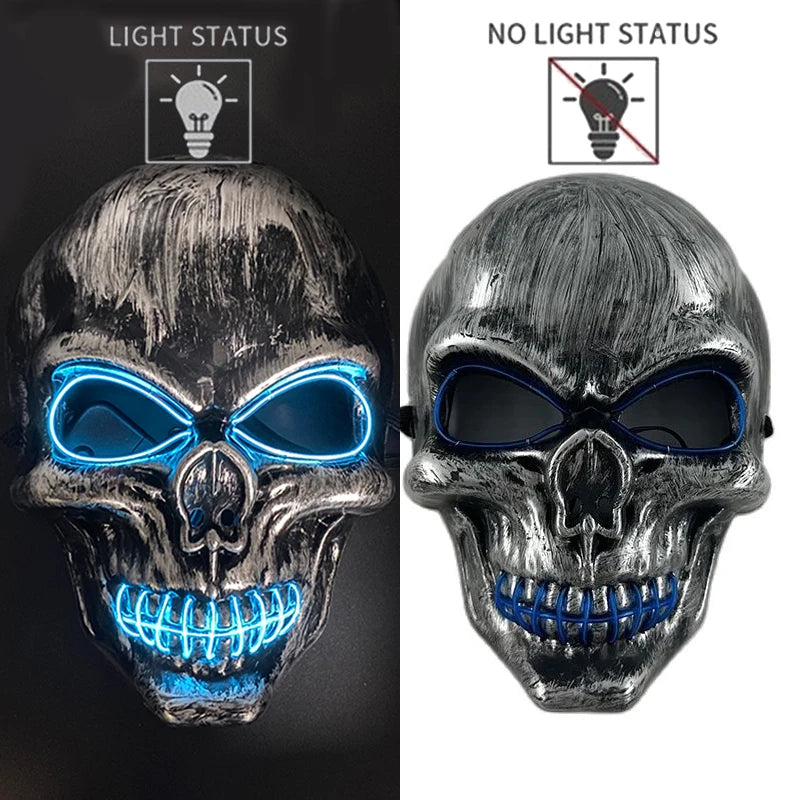 TEEK - Skull Head Luminous Mask COSTUME theteekdotcom 02