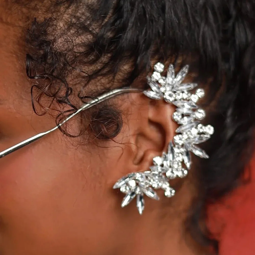 TEEK - Crystal Bust Ear Ear Cuff JEWELRY theteekdotcom