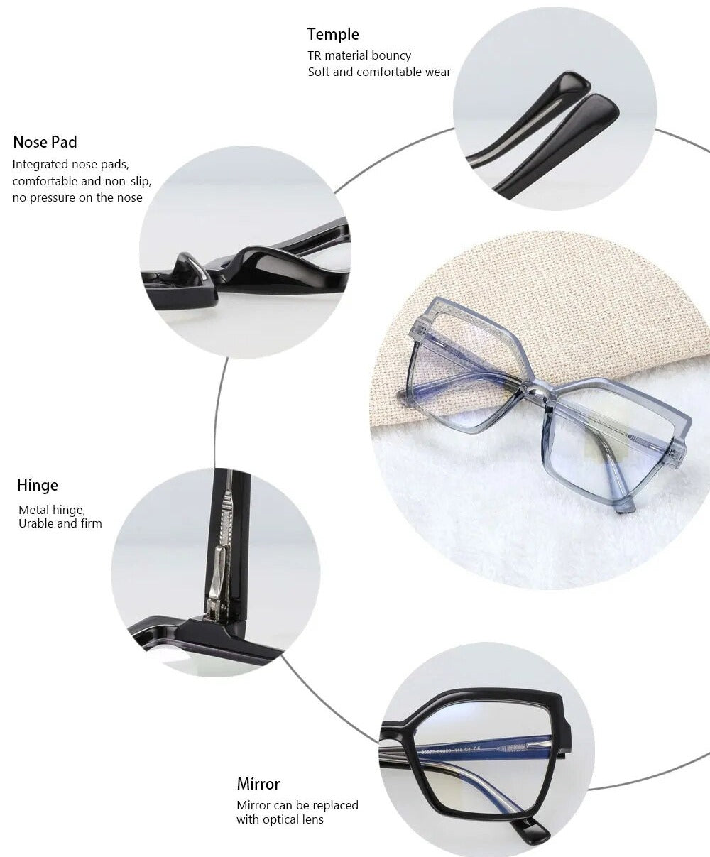 TEEK - Transparent ComputerEyez Glasses EYEGLASSES theteekdotcom   