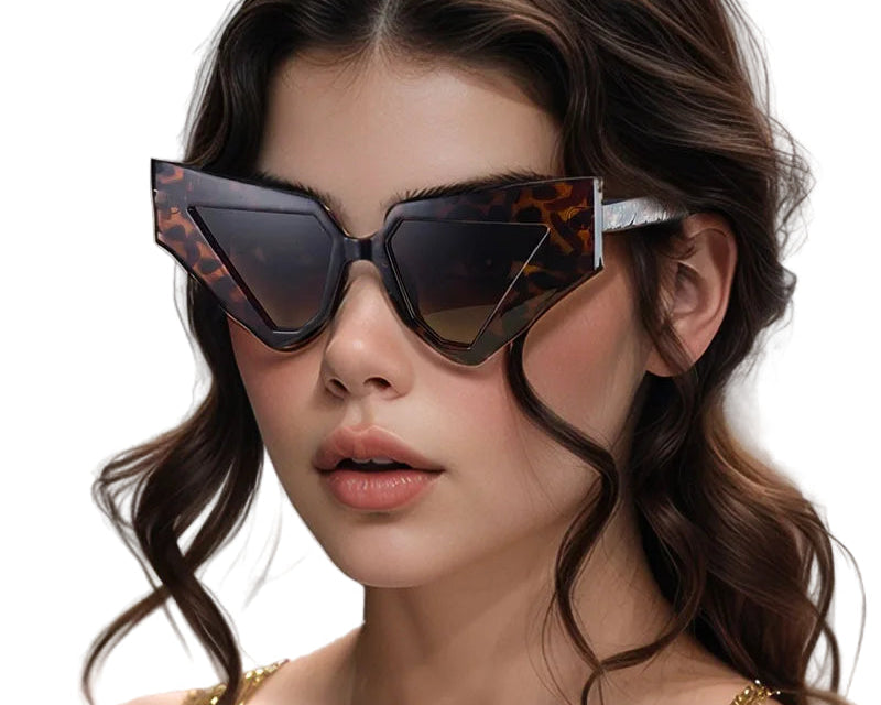 TEEK - Oversized Abstract Cat Eye Sunglasses EYEGLASSES theteekdotcom