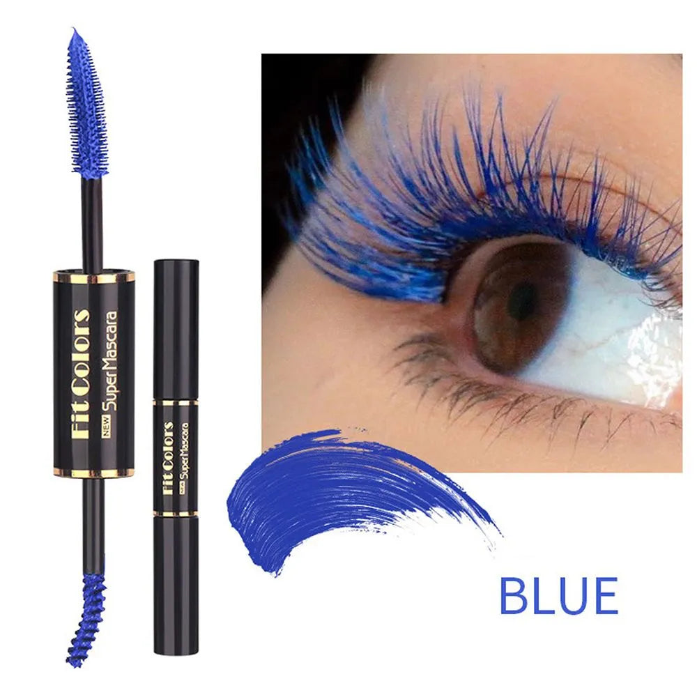 TEEK - 1PC Waterproof Fast Dry Rare Color Mascara MAKEUP theteekdotcom A-blue  