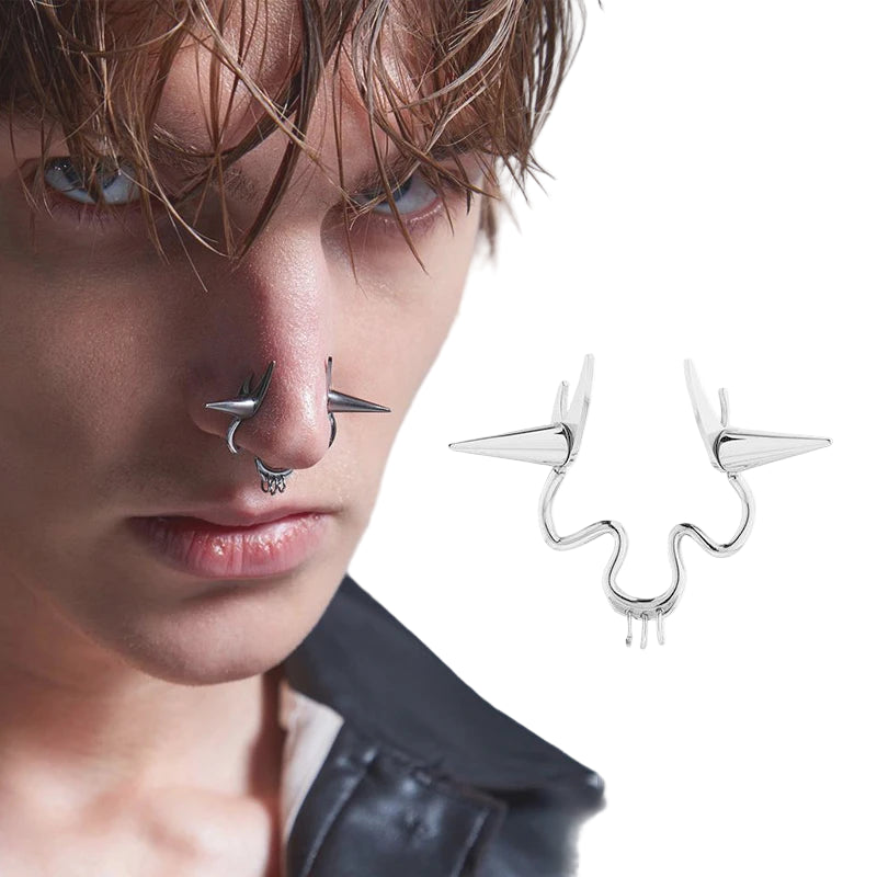 TEEK - Fake Pierced Nose Hoop JEWELRY theteekdotcom